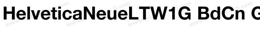 HelveticaNeueLTW1G BdCn GBpc EUC H字体转换